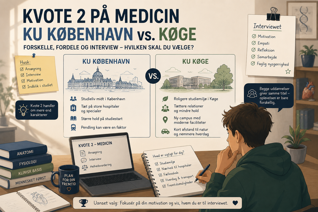 Kvote 2 på medicin (KU): København vs. Køge — kvote2kurset